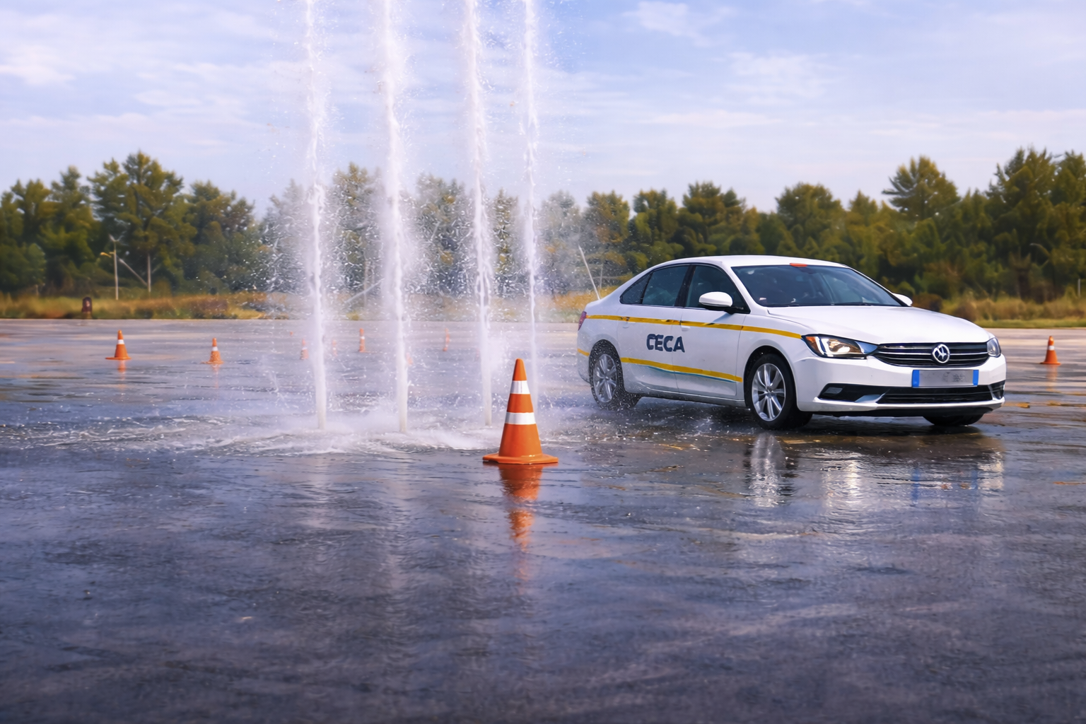 Treino em piso molhado / baixa aderência