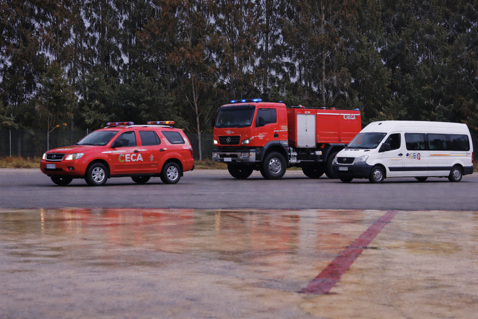 Viaturas e contexto operacional